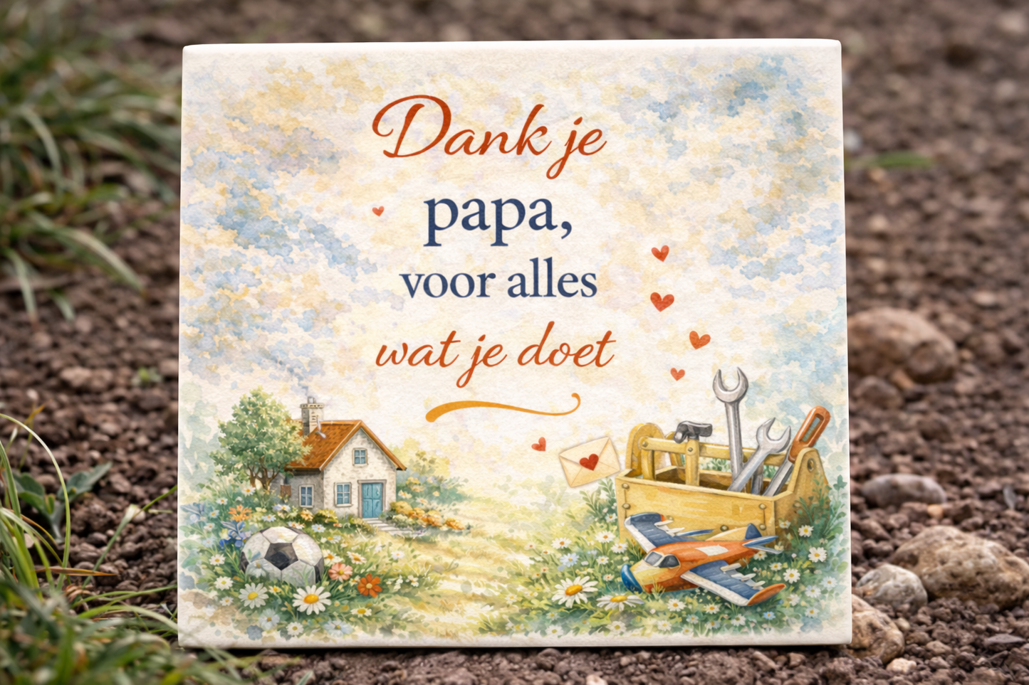 Tegeltje - Dank je papa, voor alles wat je doet