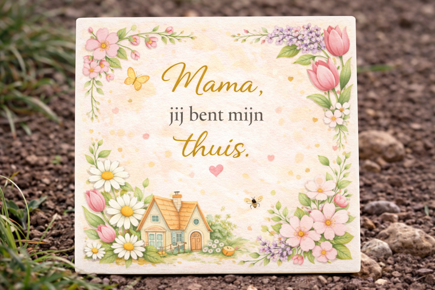 Tegeltje - Mama, jij bent mijn thuis