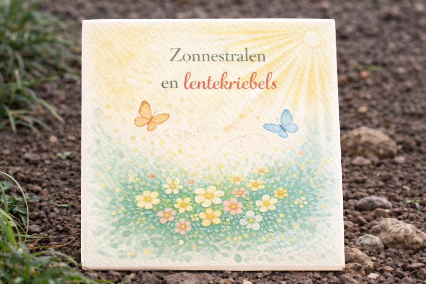 Tegeltje - Waar licht is, groeit iets nieuws